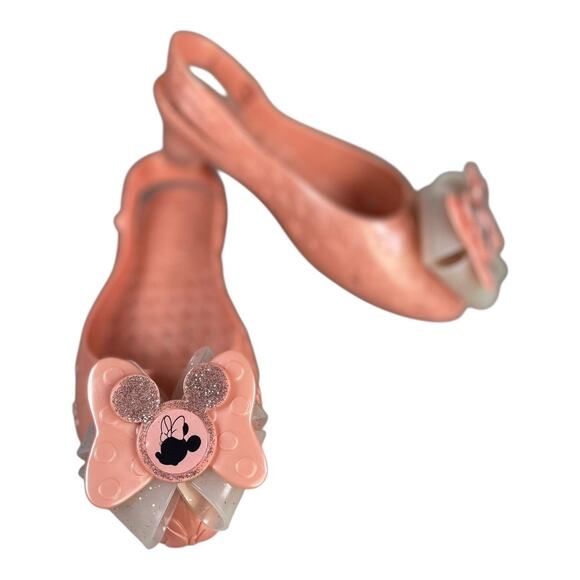 Disney Little Girls Minnie Mouse Pink Plastic Dress Up Pretend Play Heels - Picture 3 of 10